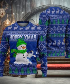 Hoppy Xmas Ugly Christmas Sweater Knitted Gift For Men And Women