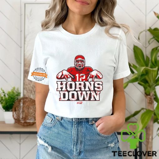 Horns Down for Texas Tech College Fans T Shirt