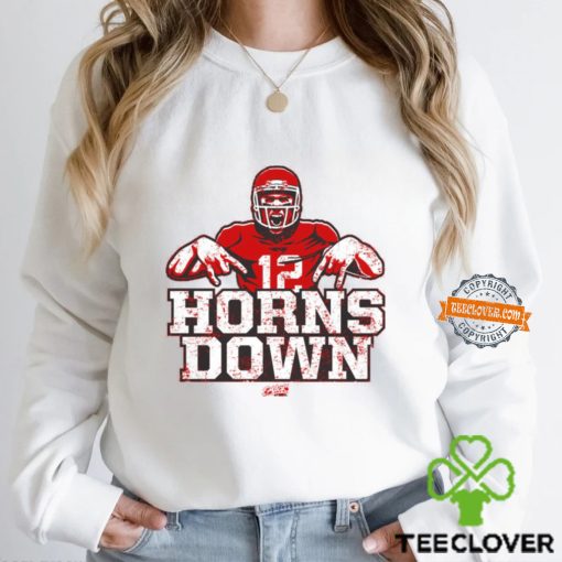 Horns Down for Texas Tech College Fans T Shirt