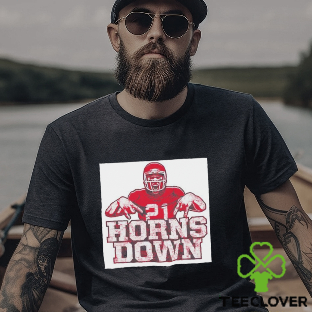 Horns down Arkansas Razorbacks football shirt Horns down Arkansas Razorbacks football shirt