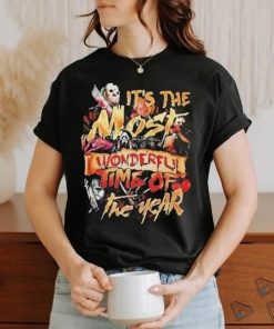 Horror Characters Halloween It’s The Most Wonderful Time Of The Year Shirt