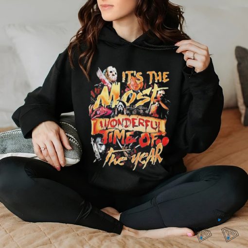 Horror Characters Halloween It’s The Most Wonderful Time Of The Year Shirt