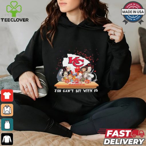 Horror Characters Movie Team You Can’t Sit With Us Kansas City Chiefs Halloween Shirt
