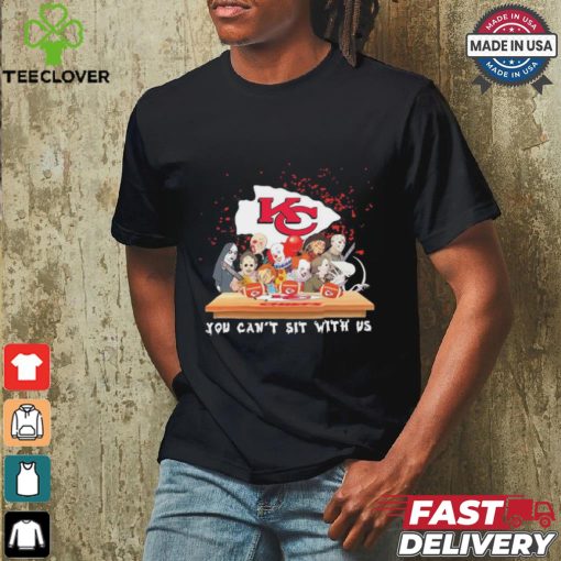 Horror Characters Movie Team You Can’t Sit With Us Kansas City Chiefs Halloween Shirt