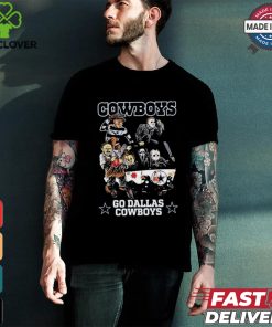 Horror Characters On Car Dallas Cowboys Halloween Go Cowboys hoodie, sweater, longsleeve, shirt v-neck, t-shirt