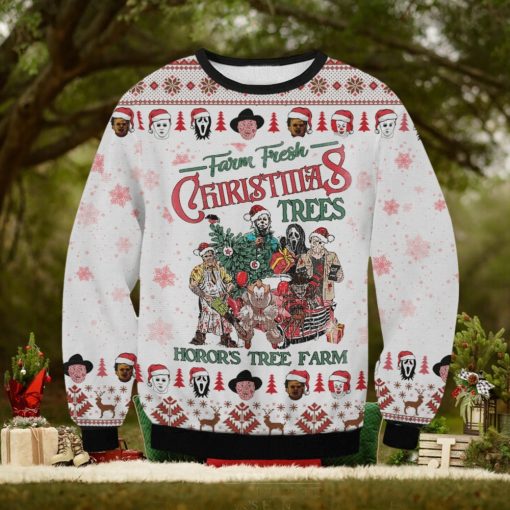 Horror Christmas Tree Ugly Christmas Holiday Sweater