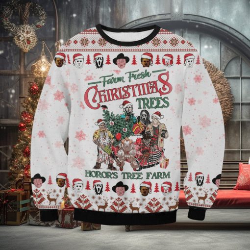 Horror Christmas Tree Ugly Christmas Holiday Sweater