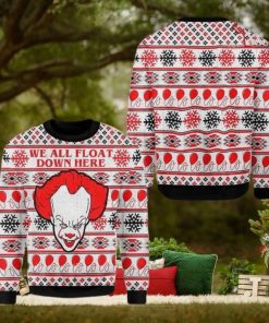 Horror Clown It Ugly Christmas Sweater