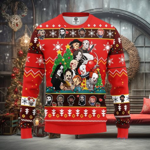 Horror Friends Ugly Christmas Sweater Amazing Gift Men And Women Christmas Gift