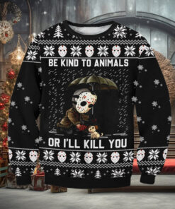 Horror Kind To Animals Ugly Sweater