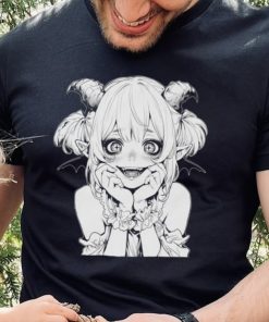 Horror Manga Vampire Anime Girl Macabre Japanese Goth Crewneck T Shirt