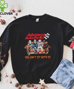 Horror Movie Characters Advance Auto Parts You Can’t Sit With Us Halloween 2024 hoodie, sweater, longsleeve, shirt v-neck, t-shirt