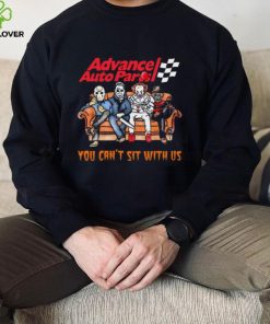 Horror Movie Characters Advance Auto Parts You Can’t Sit With Us Halloween 2024 hoodie, sweater, longsleeve, shirt v-neck, t-shirt