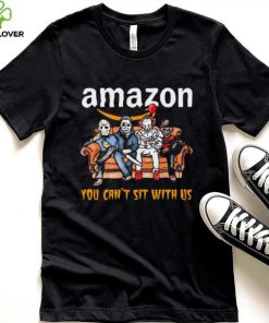 Horror Movie Characters Amazon You Can’t Sit With Us Halloween 2024 shirt