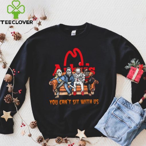 Horror Movie Characters Arby’s You Can’t Sit With Us Halloween 2024 shirt