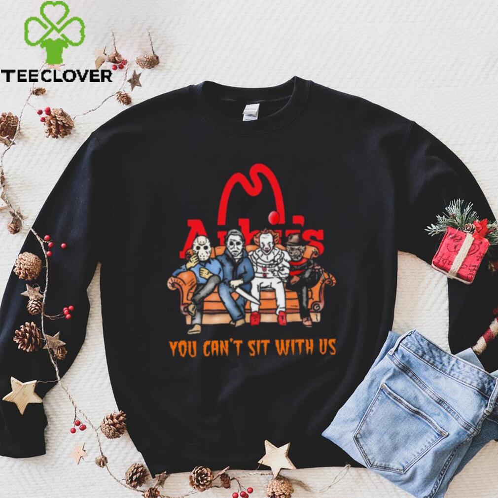 Horror Movie Characters Arby’s You Can’t Sit With Us Halloween 2024 shirt Horror Movie Characters Arby’s You Can’t Sit With Us Halloween 2024 shirt