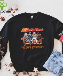 Horror Movie Characters AutoZone You Can’t Sit With Us Halloween 2024 shirt