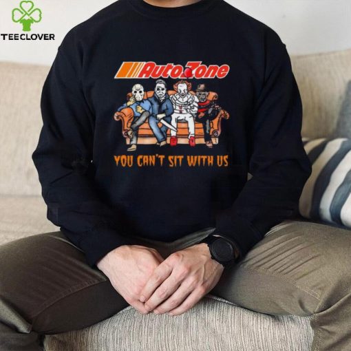 Horror Movie Characters AutoZone You Can’t Sit With Us Halloween 2024 shirt