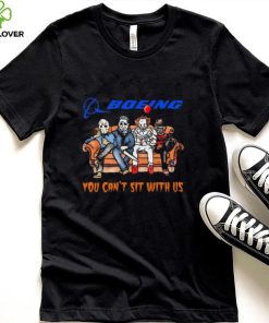 Horror Movie Characters Boeing You Can’t Sit With Us Halloween 2024 shirt