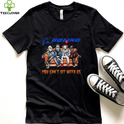 Horror Movie Characters Boeing You Can’t Sit With Us Halloween 2024 shirt