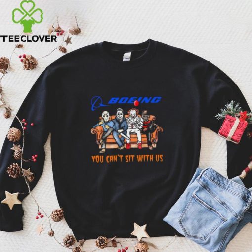 Horror Movie Characters Boeing You Can’t Sit With Us Halloween 2024 shirt