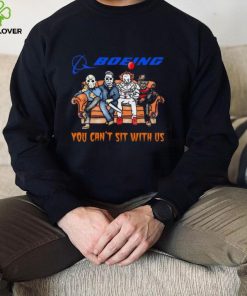 Horror Movie Characters Boeing You Can’t Sit With Us Halloween 2024 shirt