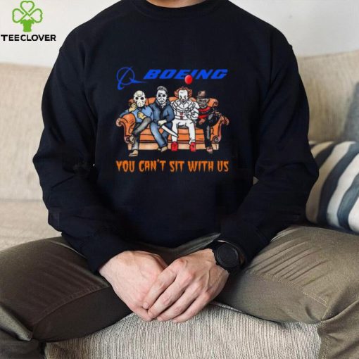 Horror Movie Characters Boeing You Can’t Sit With Us Halloween 2024 shirt