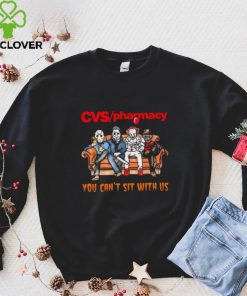 Horror Movie Characters CVS Pharmacy You Can’t Sit With Us Halloween 2024 hoodie, sweater, longsleeve, shirt v-neck, t-shirt