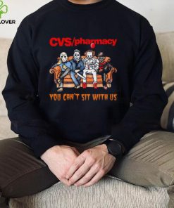 Horror Movie Characters CVS Pharmacy You Can’t Sit With Us Halloween 2024 hoodie, sweater, longsleeve, shirt v-neck, t-shirt