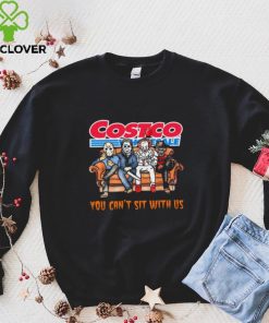 Horror Movie Characters Costco Wholesale You Can’t Sit With Us Halloween 2024 hoodie, sweater, longsleeve, shirt v-neck, t-shirt