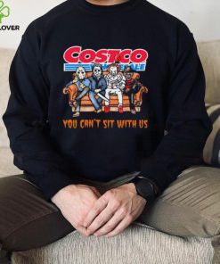 Horror Movie Characters Costco Wholesale You Can’t Sit With Us Halloween 2024 hoodie, sweater, longsleeve, shirt v-neck, t-shirt