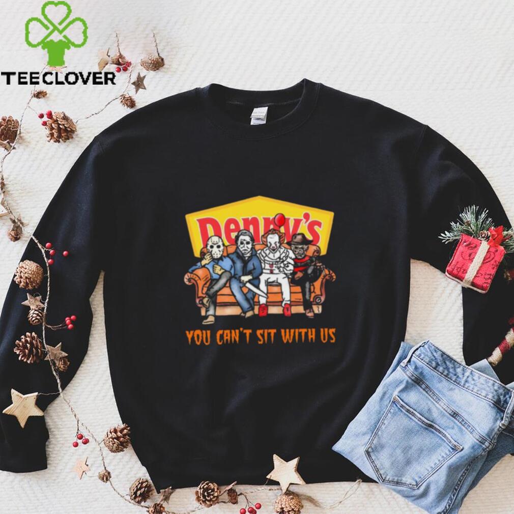 Horror Movie Characters Denny’s You Can’t Sit With Us Halloween 2024 shirt Horror Movie Characters Denny’s You Can’t Sit With Us Halloween 2024 shirt