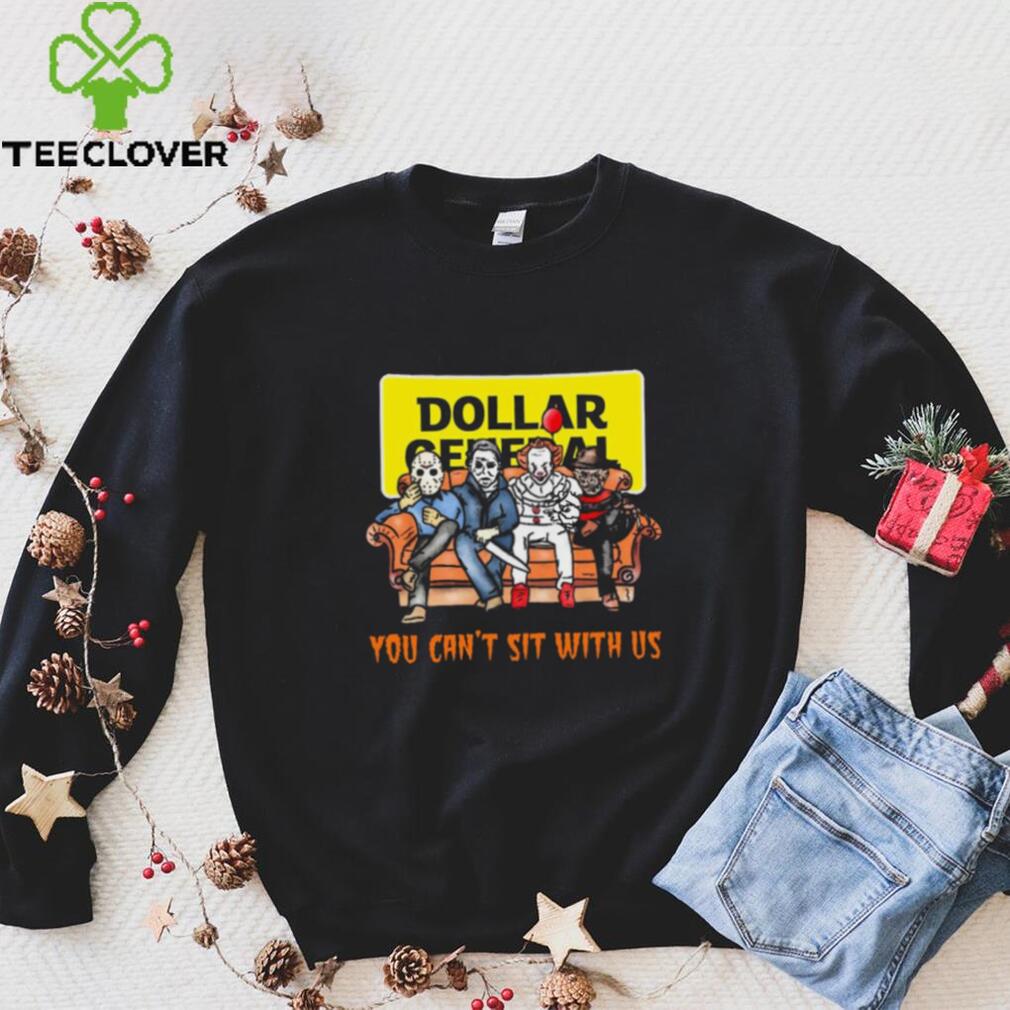 Horror Movie Characters Dollar General You Can’t Sit With Us Halloween 2024 shirt Horror Movie Characters Dollar General You Can’t Sit With Us Halloween 2024 shirt