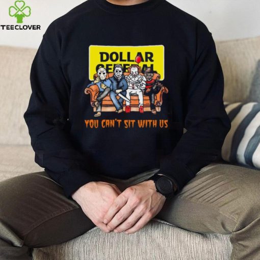 Horror Movie Characters Dollar General You Can’t Sit With Us Halloween 2024 shirt