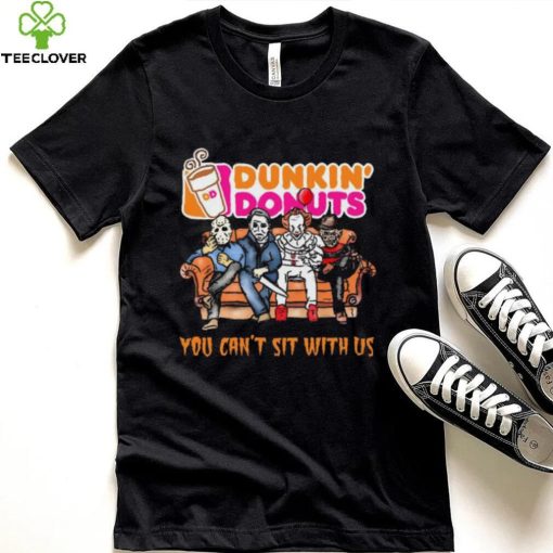Horror Movie Characters Dunkin’ Donuts You Can’t Sit With Us Halloween 2024 shirt