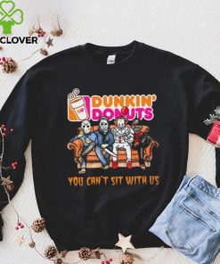 Horror Movie Characters Dunkin’ Donuts You Can’t Sit With Us Halloween 2024 shirt