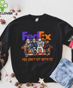 Horror Movie Characters FedEx You Can’t Sit With Us Halloween 2024 shirt