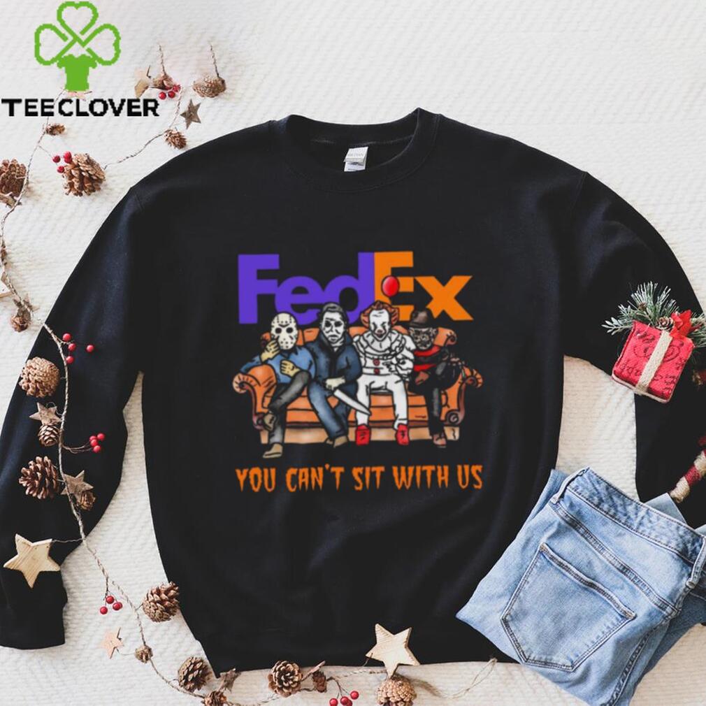 Horror Movie Characters FedEx You Can’t Sit With Us Halloween 2024 shirt Horror Movie Characters FedEx You Can’t Sit With Us Halloween 2024 shirt