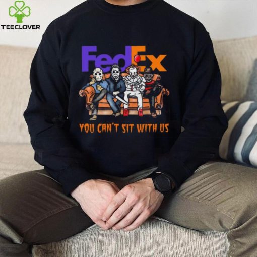 Horror Movie Characters FedEx You Can’t Sit With Us Halloween 2024 shirt