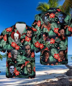 Horror Movie Characters Hawaiian Shirt