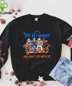 Horror Movie Characters Kroger You Can’t Sit With Us Halloween 2024 hoodie, sweater, longsleeve, shirt v-neck, t-shirt