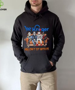 Horror Movie Characters Kroger You Can’t Sit With Us Halloween 2024 hoodie, sweater, longsleeve, shirt v-neck, t-shirt