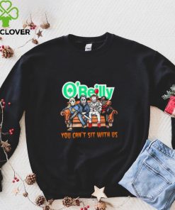 Horror Movie Characters O’Reilly Auto Parts You Can’t Sit With Us Halloween 2024 hoodie, sweater, longsleeve, shirt v-neck, t-shirt