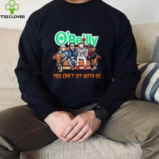 Horror Movie Characters O’Reilly Auto Parts You Can’t Sit With Us Halloween 2024 hoodie, sweater, longsleeve, shirt v-neck, t-shirt