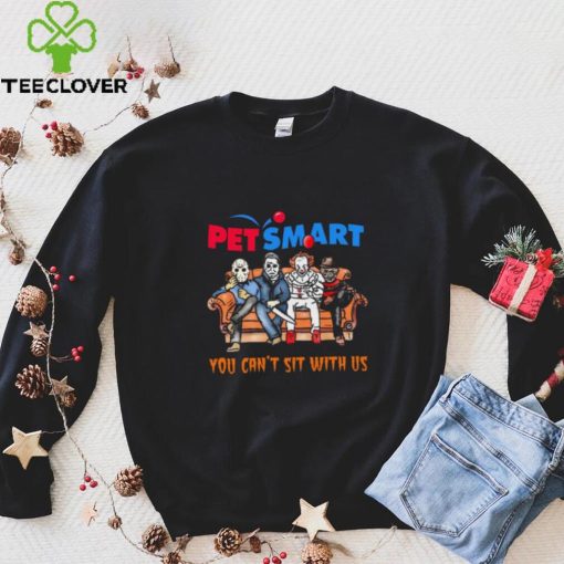 Horror Movie Characters PetSmart You Can’t Sit With Us Halloween 2024 shirt