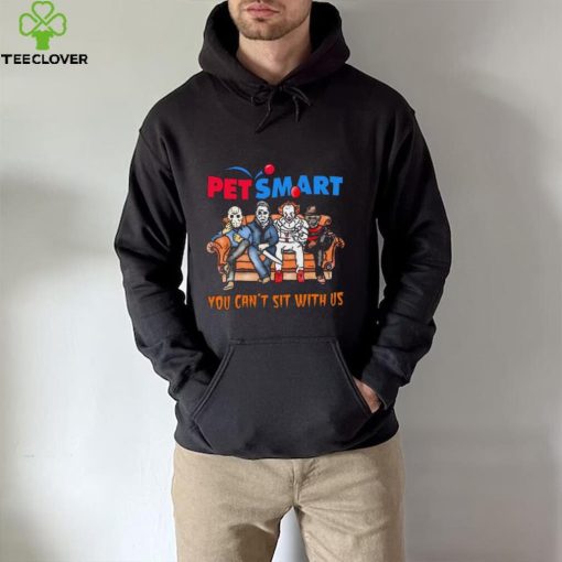 Horror Movie Characters PetSmart You Can’t Sit With Us Halloween 2024 shirt