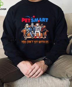 Horror Movie Characters PetSmart You Can’t Sit With Us Halloween 2024 shirt