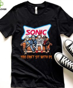 Horror Movie Characters Sonic Drive In You Can’t Sit With Us Halloween 2024 shirt