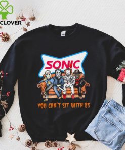 Horror Movie Characters Sonic Drive In You Can’t Sit With Us Halloween 2024 shirt