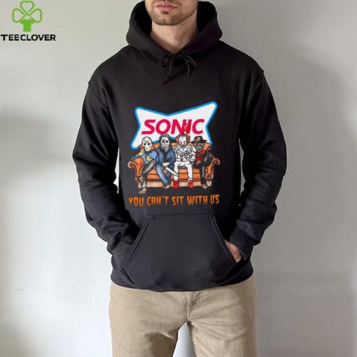 Horror Movie Characters Sonic Drive In You Can’t Sit With Us Halloween 2024 shirt